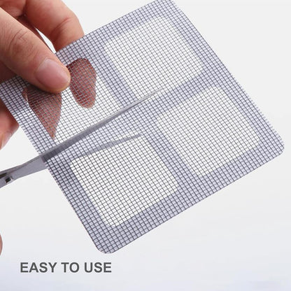 Your Brand window screen repair tape cut to size for easy use in home improvement projects