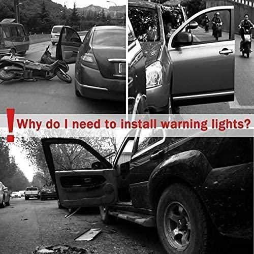 Installation benefits of wireless car door warning lights for safety on the road