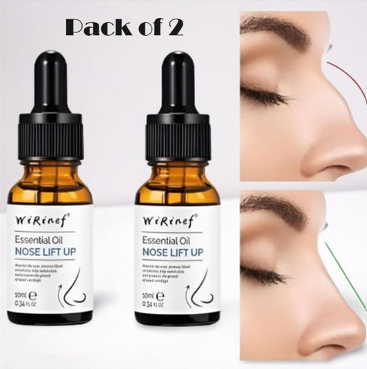 Pack of 2 bottles of Essential Oil Nose Lifting Oil for enhancing nose shape and contour