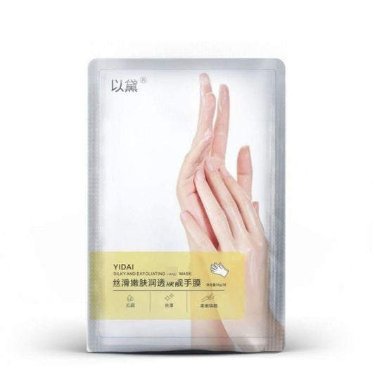 Moisturizing hand gloves exfoliating mask for soft and rejuvenated hands